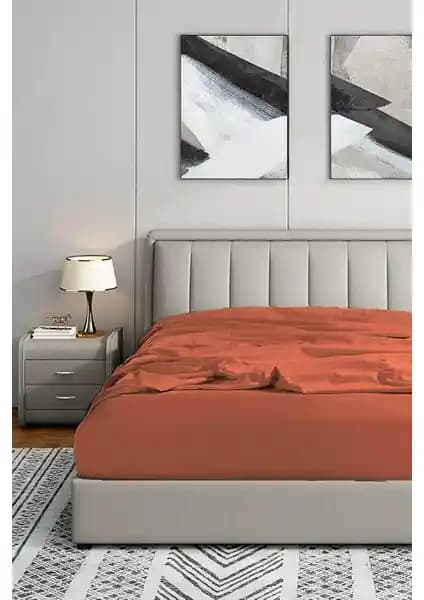 Soley Jersey Çift Kişilik Lastikli Pamuklu Çarşaf Yatak Odası Konforu ve Dayanıklılık