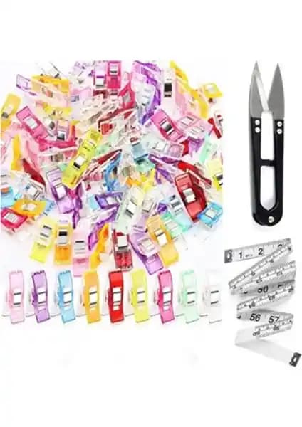 TıkTık AL Kumaş Mandalı ve Klips Seti: Çok Amaçlı ve Dayanıklı Organize Edici Çözüm