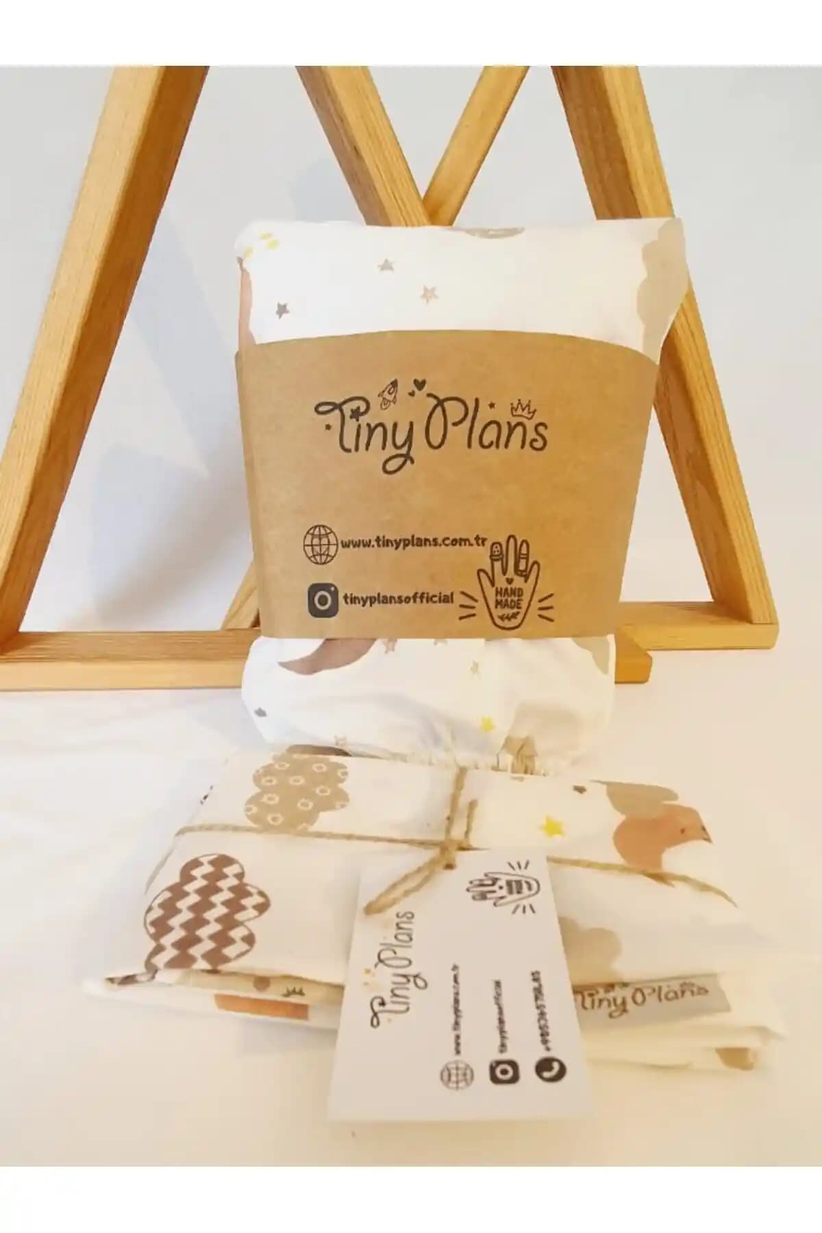 Tiny Plans Lastikli Bebek Çarşafı ve Yastık Kılıfı Takımı: Dayanıklı ve Estetik Tasarım