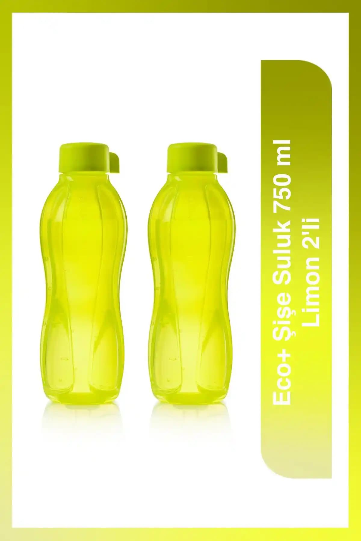 Tupperware Eco Şişe 2'li Suluk ve Matara Seti 750ml, Sağlıklı ve Pratik Kullanım İçin