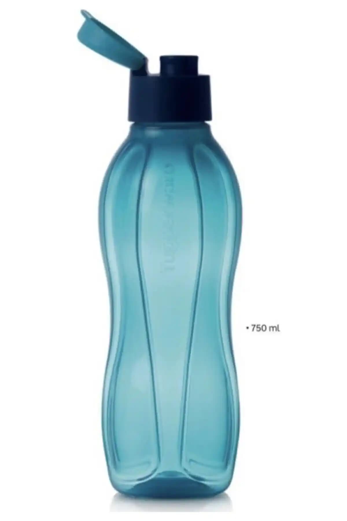 Tupperware Eko Şişe 750 Ml Koyu Mavi Pratik ve Çevre Dostu Suluk Çeşidi