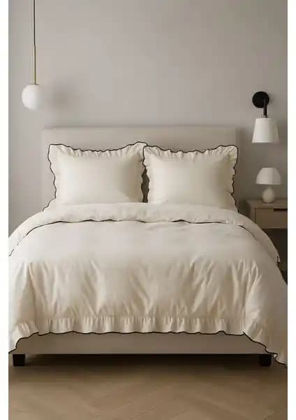 Uçkan Home Çift Kişilik Nevresim Seti: Estetik ve Konfor Sunan Pamuklu Tasarım