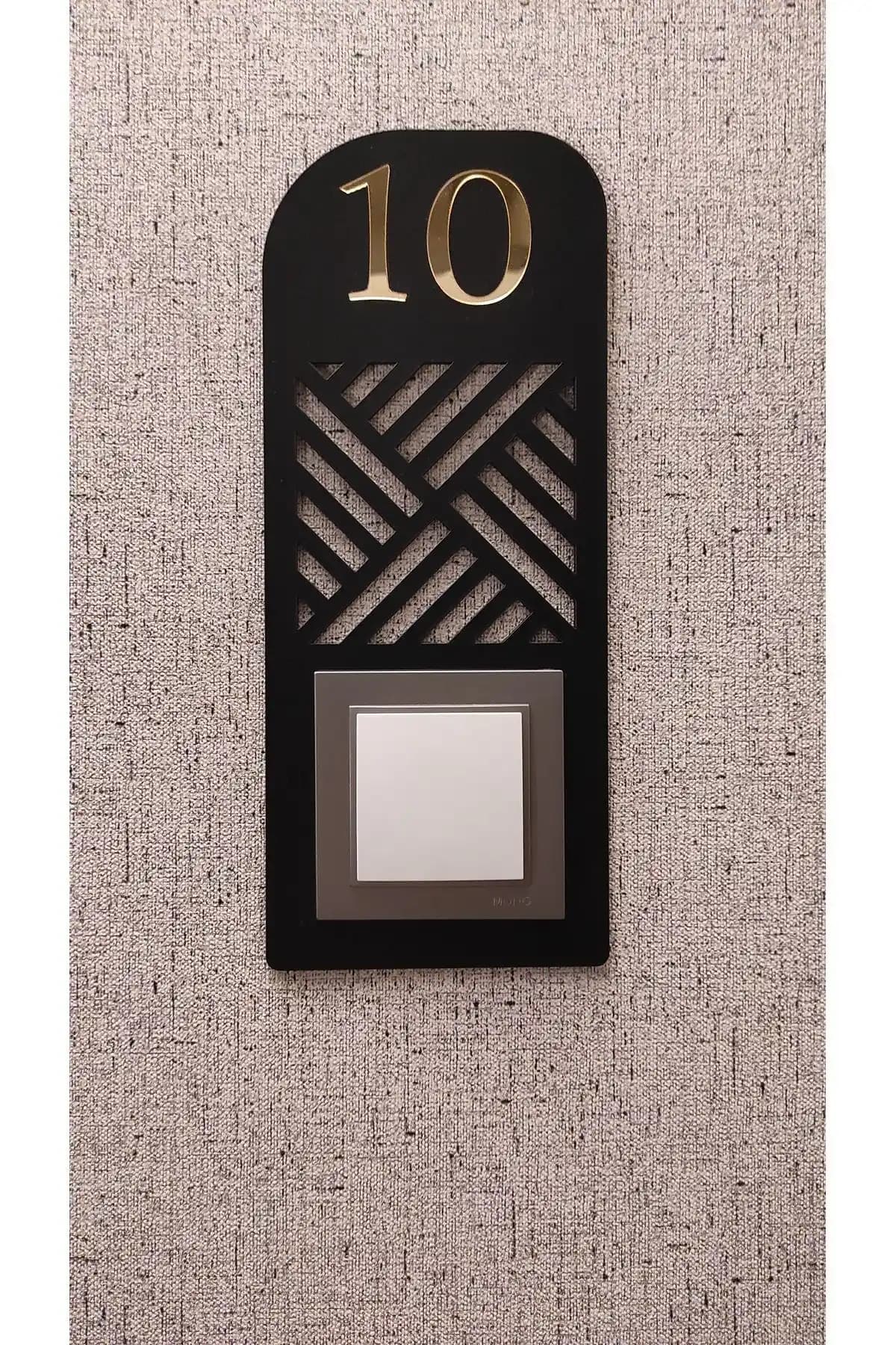 Vagondecor VG093 Kapı Zili Çerçevesi Modern ve Şık Tasarımıyla Giriş Alanlarına Estetik Katıyor