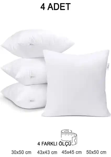 Vionel Home 4 Adet Premium Kare Kırlent Seti Modern ve Dayanıklı Tasarım