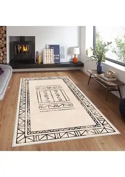 West Home Dijital Baskılı Yıkanabilir Kaymaz Taban Halı Modern ve Pratik Kullanım İçin Uygun
