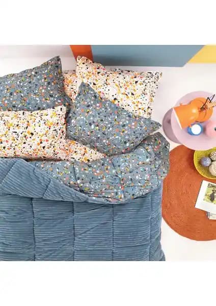 Yataş Bedding Terazzo Tek Kişilik Triola Seti Konfor ve Estetiği Bir Arada Sunar