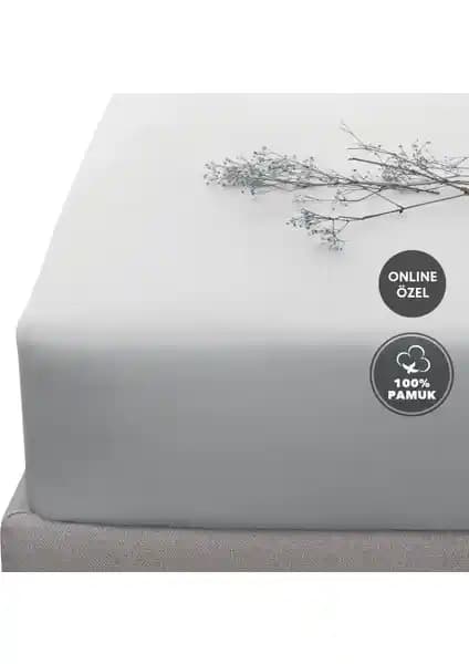 Yataş Softy %100 Pamuk Lastikli Penye Çift Kişilik Çarşaf Modern ve Şık Tasarım