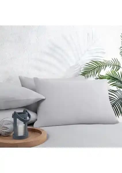 Yataş Softy 2'li Yastık Kılıfı Gri Modern Tasarım ve Konfor Sunar