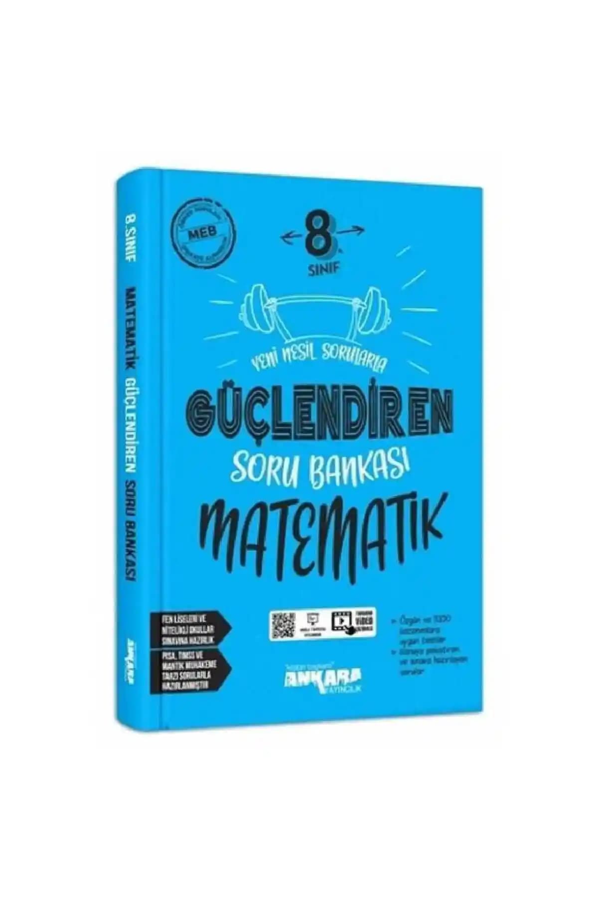 8. Sınıf Güçlendiren Matematik Soru Bankası Ankara Yayıncılık 2023