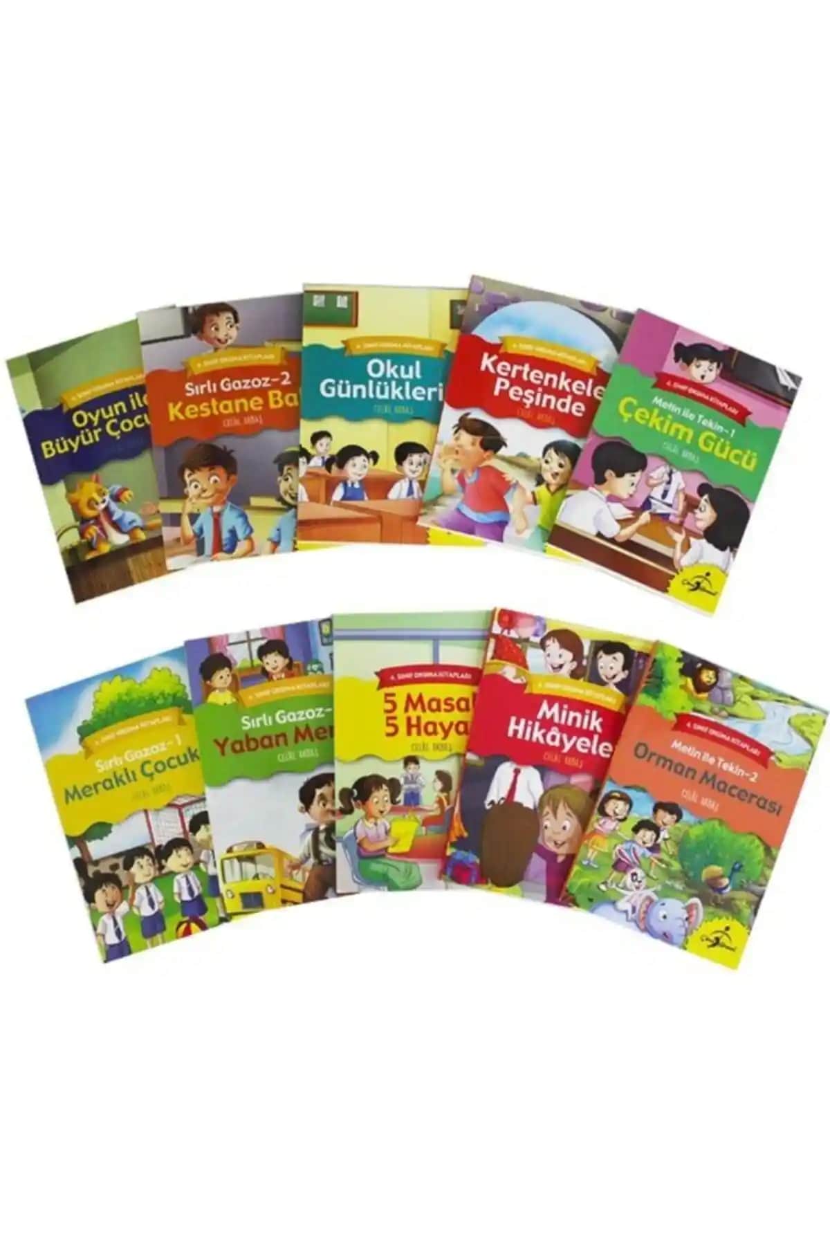 Çocuklar İçin Eğitici ve Zeka Geliştirici Kitaplar Seti 4. Sınıf Öğrencileri İçin