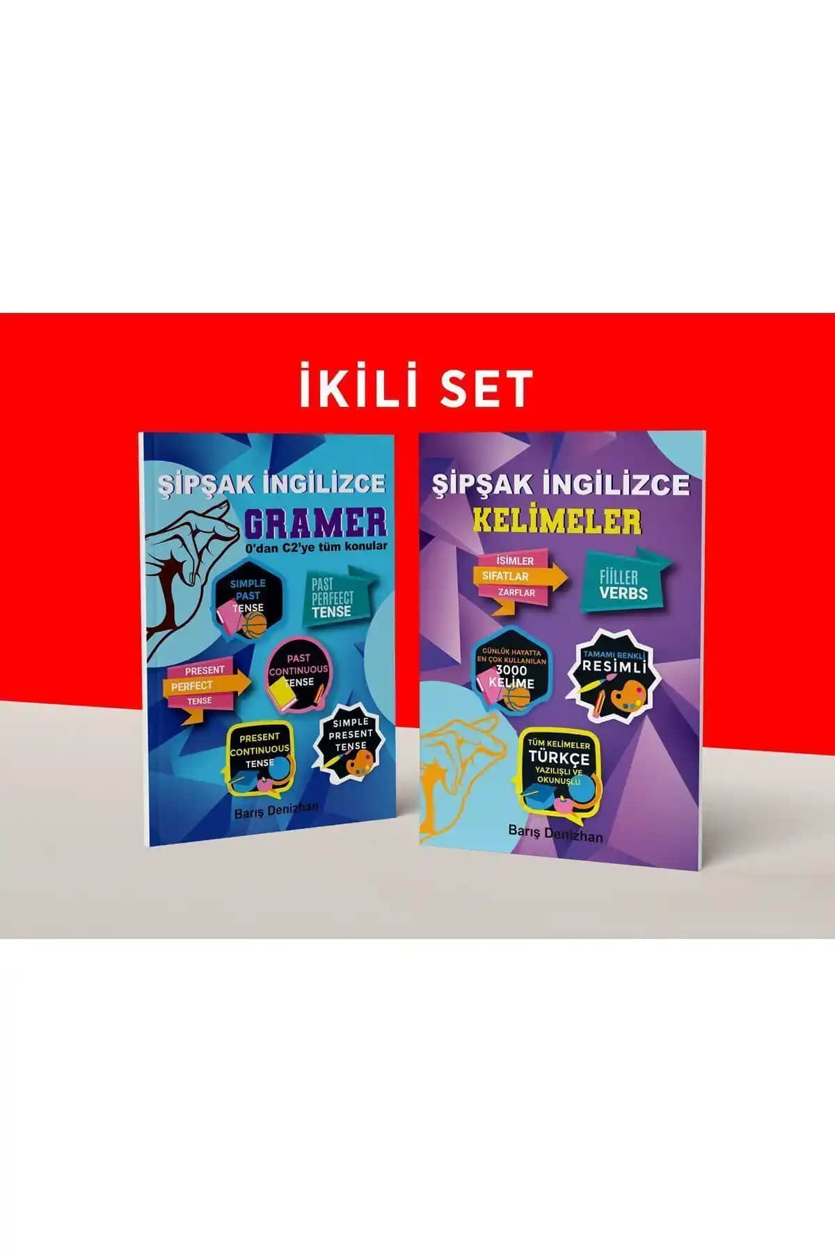 İngilizce Öğrenimi İçin Kapsamlı Gramer ve Kelime Kitap Seti 2024 Basımı