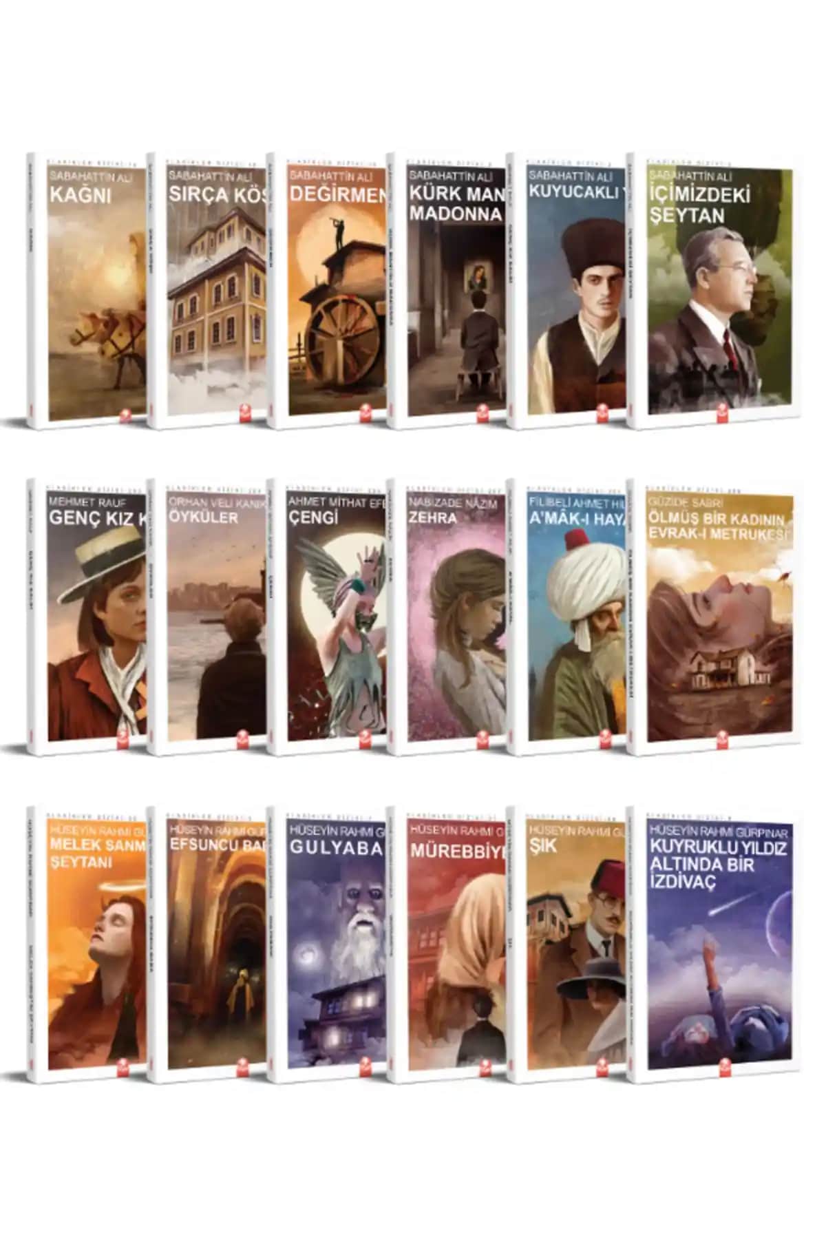 Kızıl Panda Yayınevi Türk Klasikleri Seti Edebiyat ve Kültür Koleksiyonu