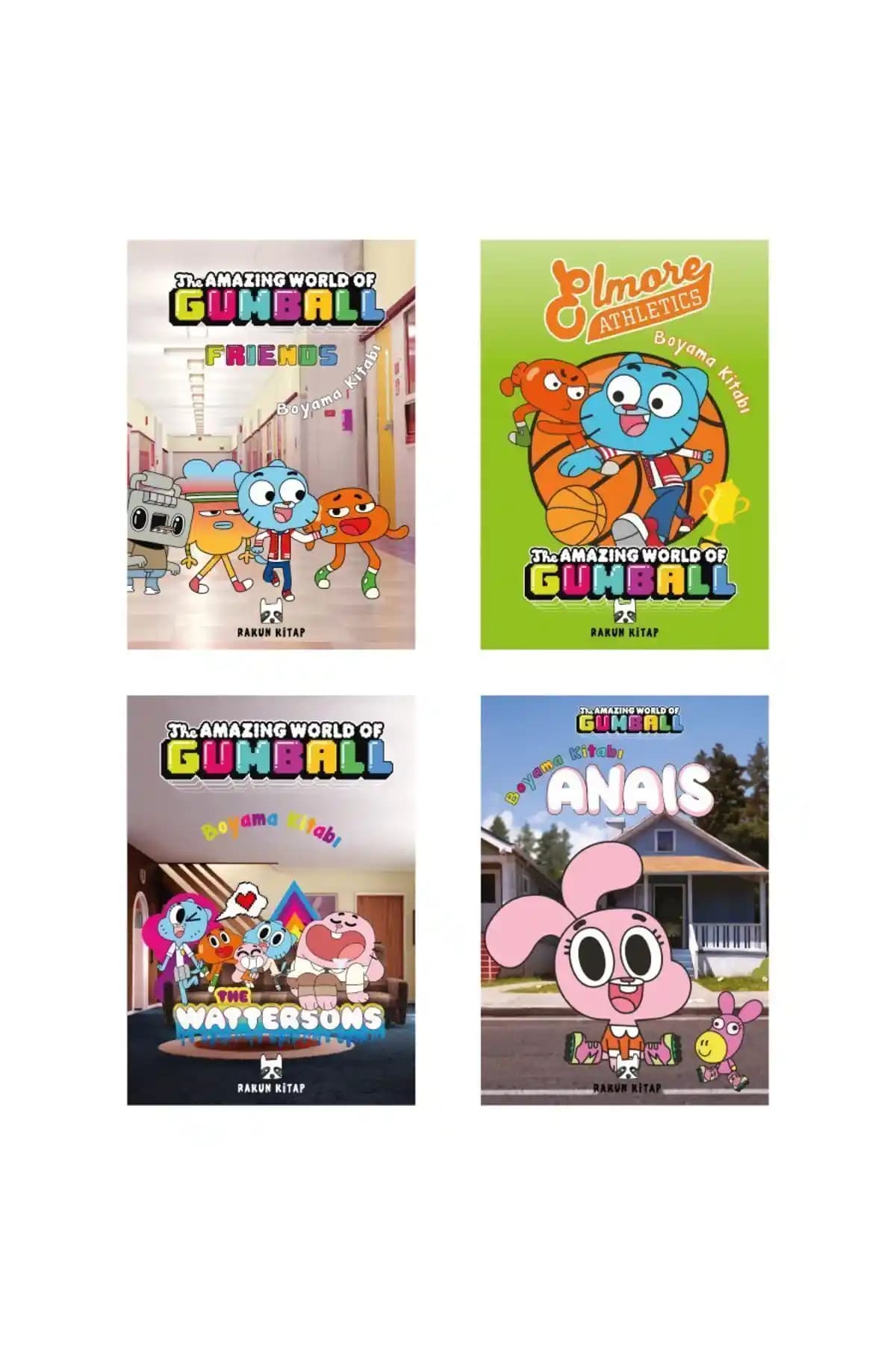 Rakun Kitap Gumball Boyama Seti Çocukların Yaratıcılık ve Motor Becerilerini Geliştirir
