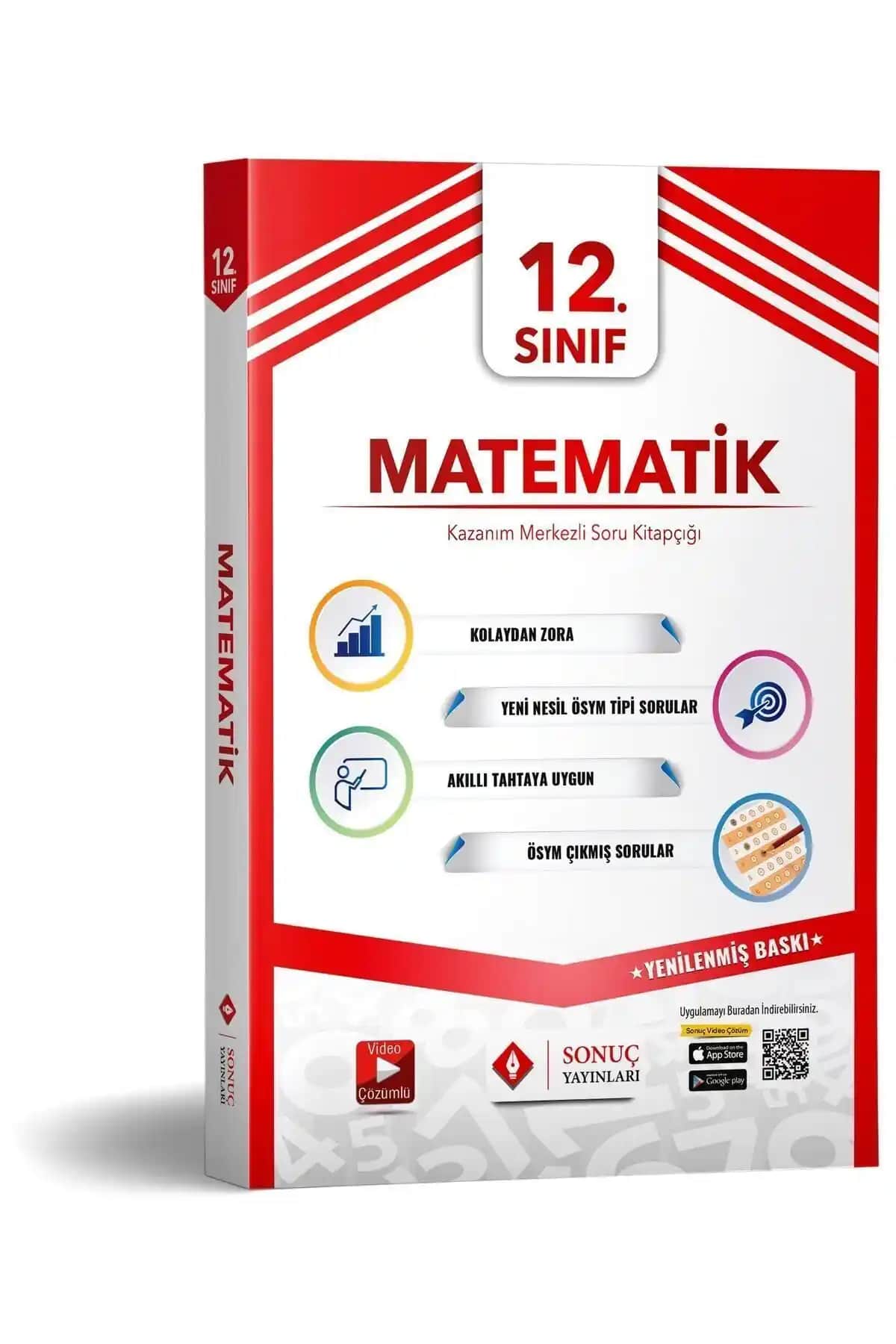 Sonuç Yayınları 12. Sınıf Matematik Integral ve Çember Analitik İncelenmesi Soru Bankası