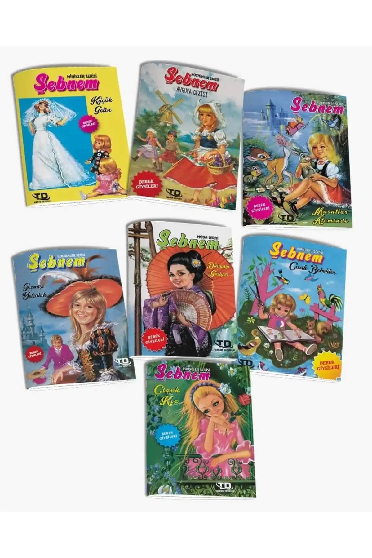 Tay Yayınları Şebnem Bebek 7'li Etkinlik Kitabı Seti Çocuklar İçin Eğitici ve Eğlenceli Öğrenme Aracı