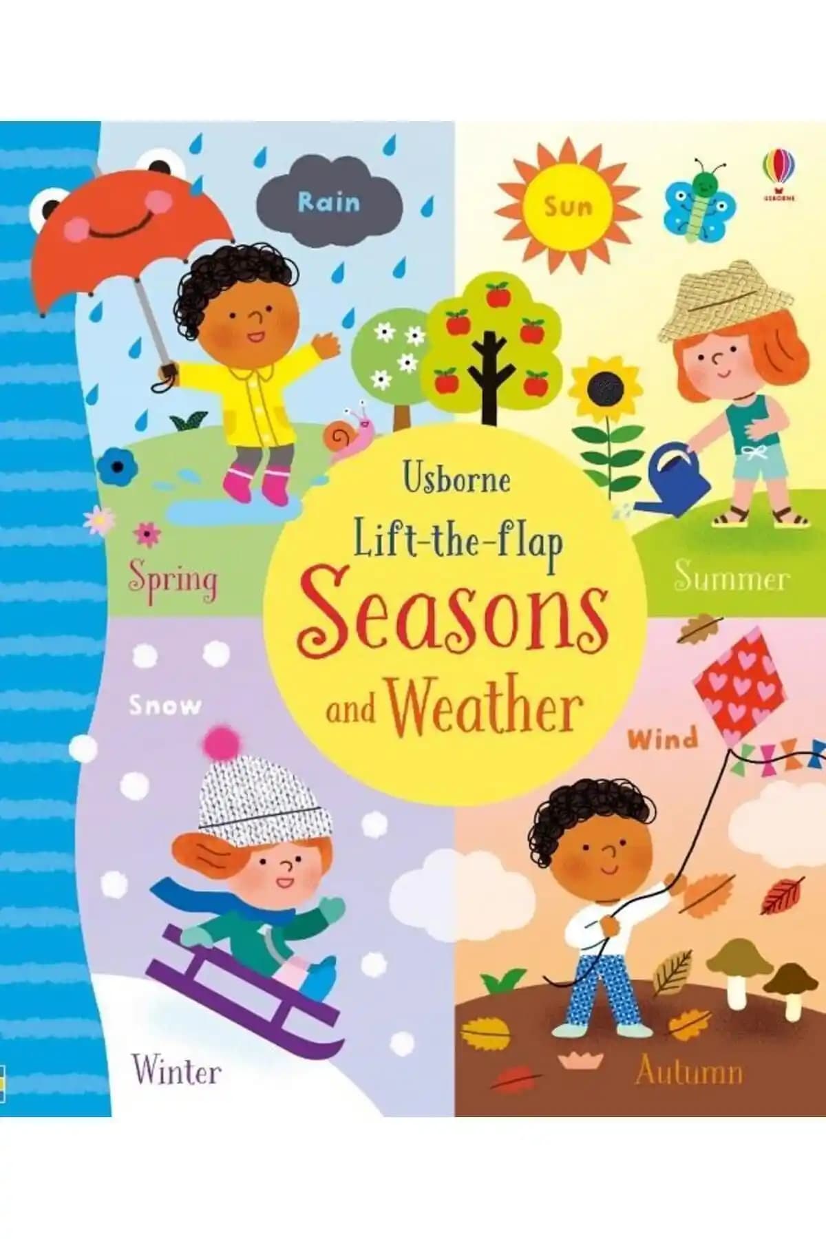 Usborne Seasons and Weather Çocuklar İçin Eğitici ve Eğlenceli Öğrenme Kılavuzu