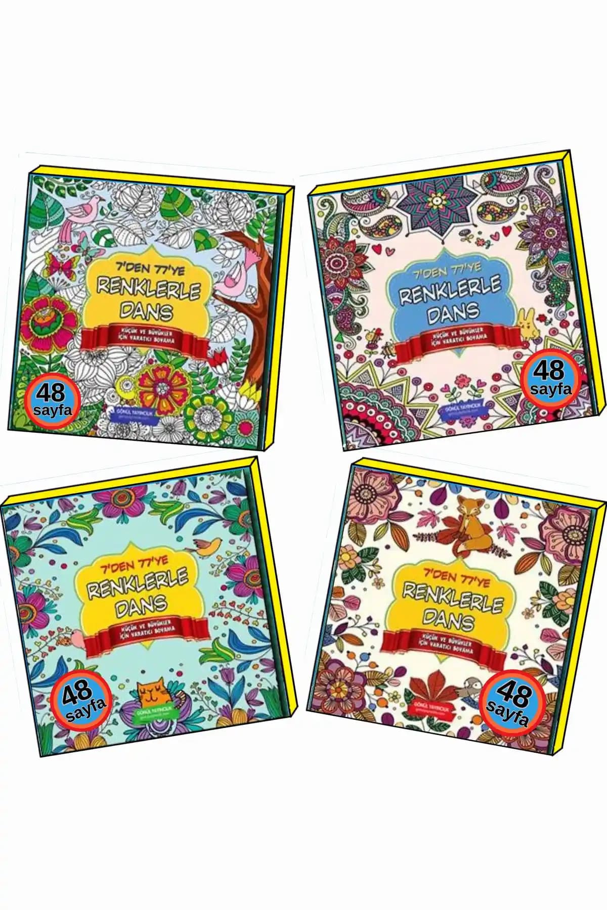 Yetişkinler İçin Mandala Renklerle Dans Boyama Seti Estetik ve Rahatlatıcı Bir Hobi