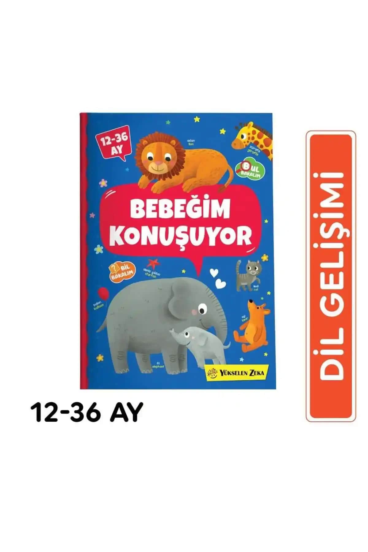 Yükselen Zeka Bebeğim Konuşu Seti 12-36 Ay Çocuklar İçin Eğitici Öğrenme Seti