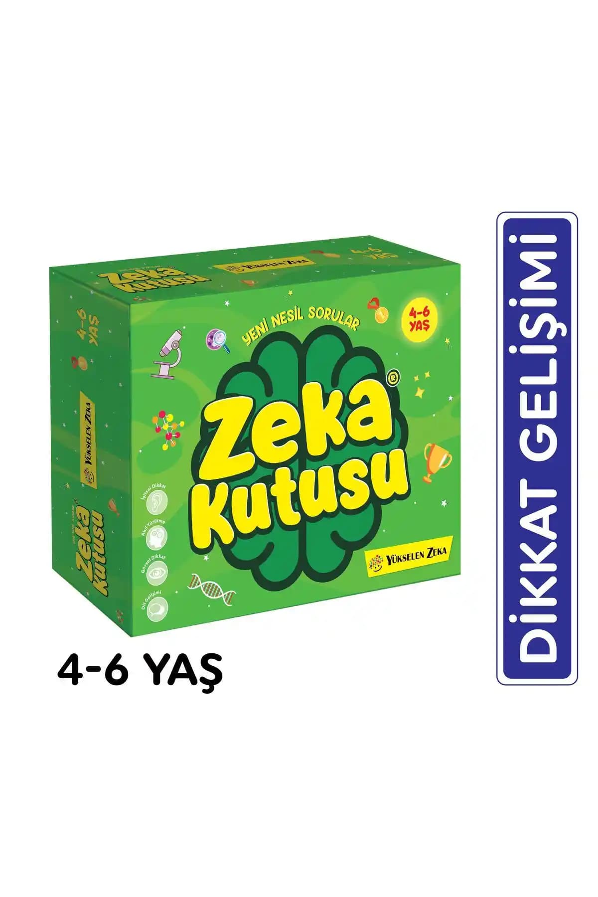 Yükselen Zeka Yayınları 4-6 Yaş Zeka Kutusu ile Erken Dönem Zihinsel Gelişim Destekleri