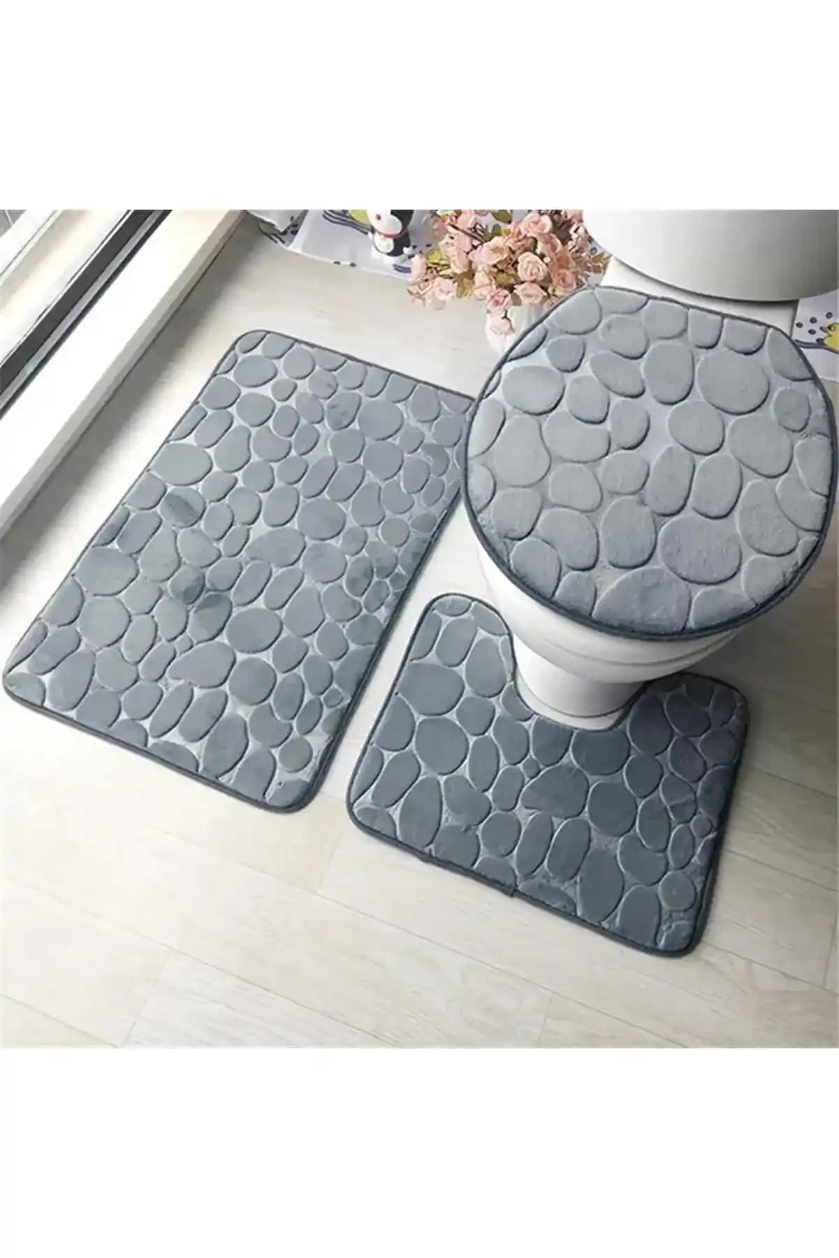 3'lü Banyo Paspas Setleri ile Dekorasyonda Şıklık ve Fonksiyonellik