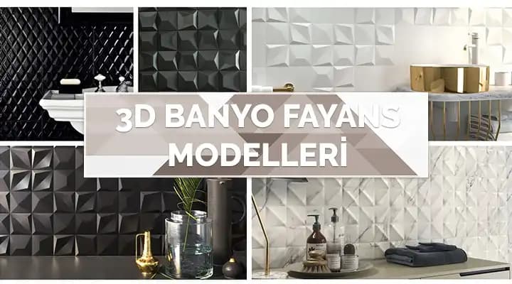 3D Fayans ile Modern ve Çekici Dekorasyon Fikirleri ve Trendler