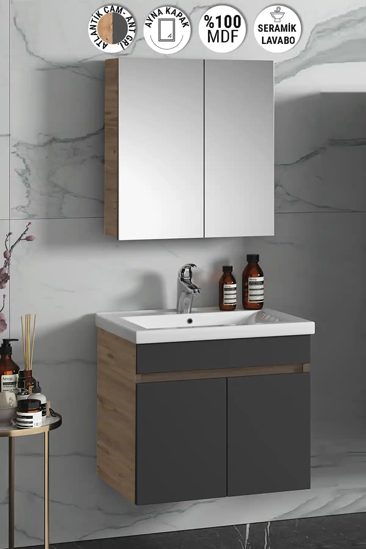 55 cm Genişliğinde Modern ve Fonksiyonel Banyo Dolabı Takımları Rehberi