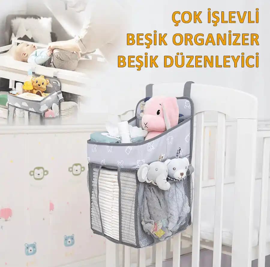 Bebek Odası İçin Pratik ve Şık Beşik Yanı Düzenleyici Seçenekleri