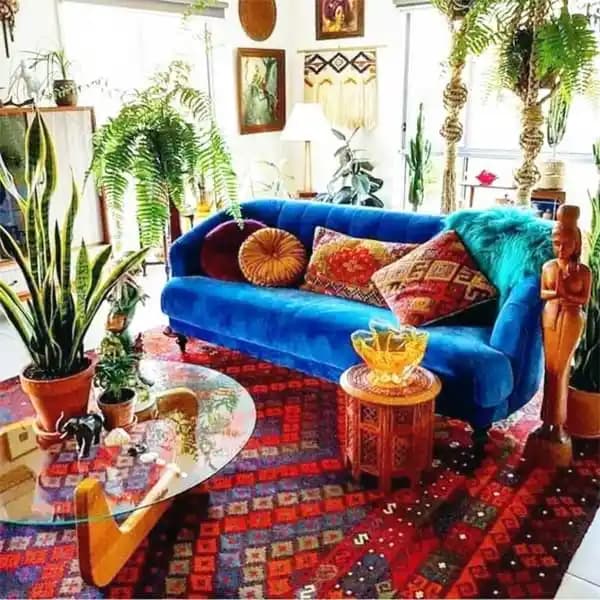 Bohem Ev Dekorasyonu: Renkli, Vintage ve Doğa Temalı Yaşam Alanları Tasarımı