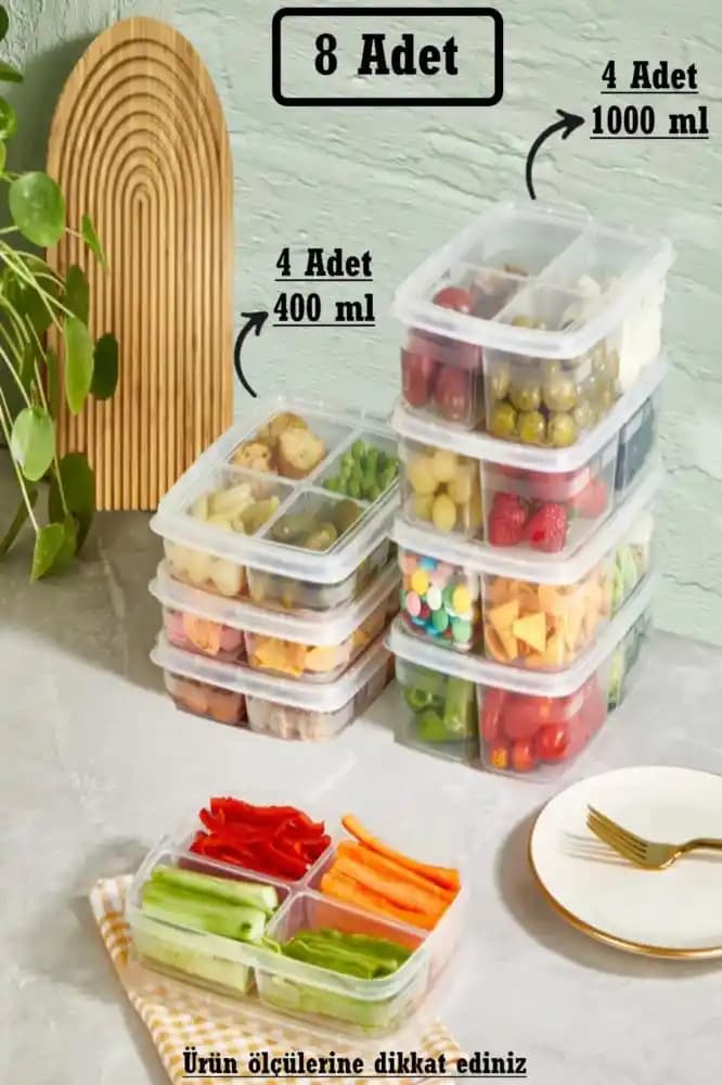 Bölmeli Saklama Kabı ile Modern Dekorasyon ve Fonksiyonellik Çözümleri