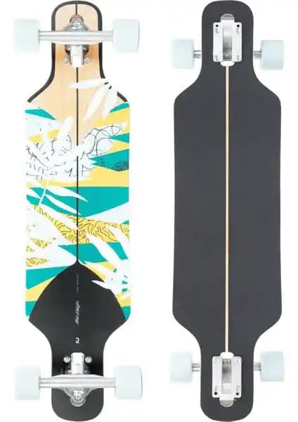 Decathlon Oxelo Uzun Tahtası - 100 Drop Şehir İçi Kullanım İçin Dayanıklı ve Şık Kaykay