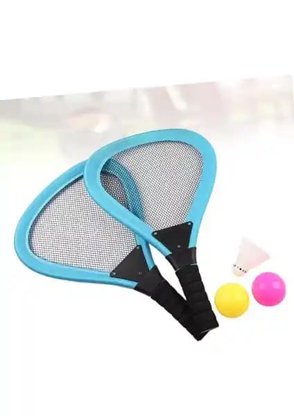Ecuy Çok Fonksiyonlu Hafif Badminton Raket Seti Spor ve Eğlence İçin Uygun