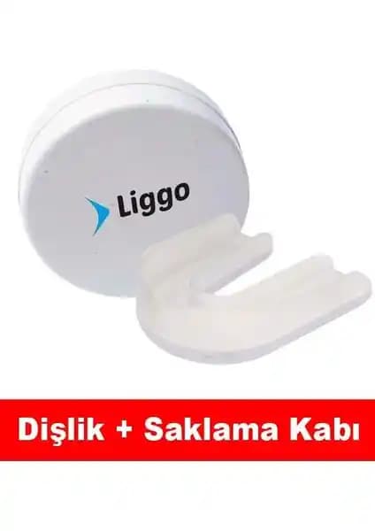 Liggo Kutulu Boks Dişliği Şeffaf Silikon Sporcu Dişliği Güvenliğiniz İçin Tasarlandı