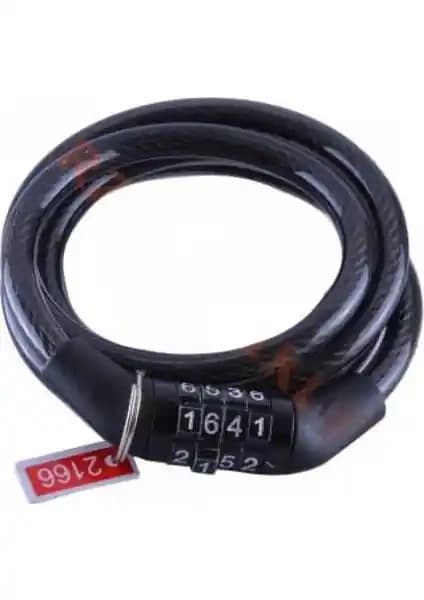 Motobisikletim Bisiklet Şifreli Halat Kilidi Güvenlik ve Estetiğin Birleşimi