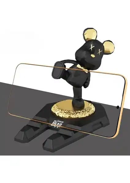 Sevimli ve İşlevsel Buffer Ayıcıklı Telefon ve Tablet Standı, Çok Yönlü ve Ergonomik Kullanım İçin