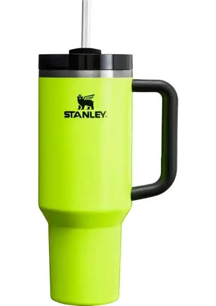 Stanley Quencher Pipetli Termos Neon Sarı 1,18 L yüksek performans ve şık tasarım