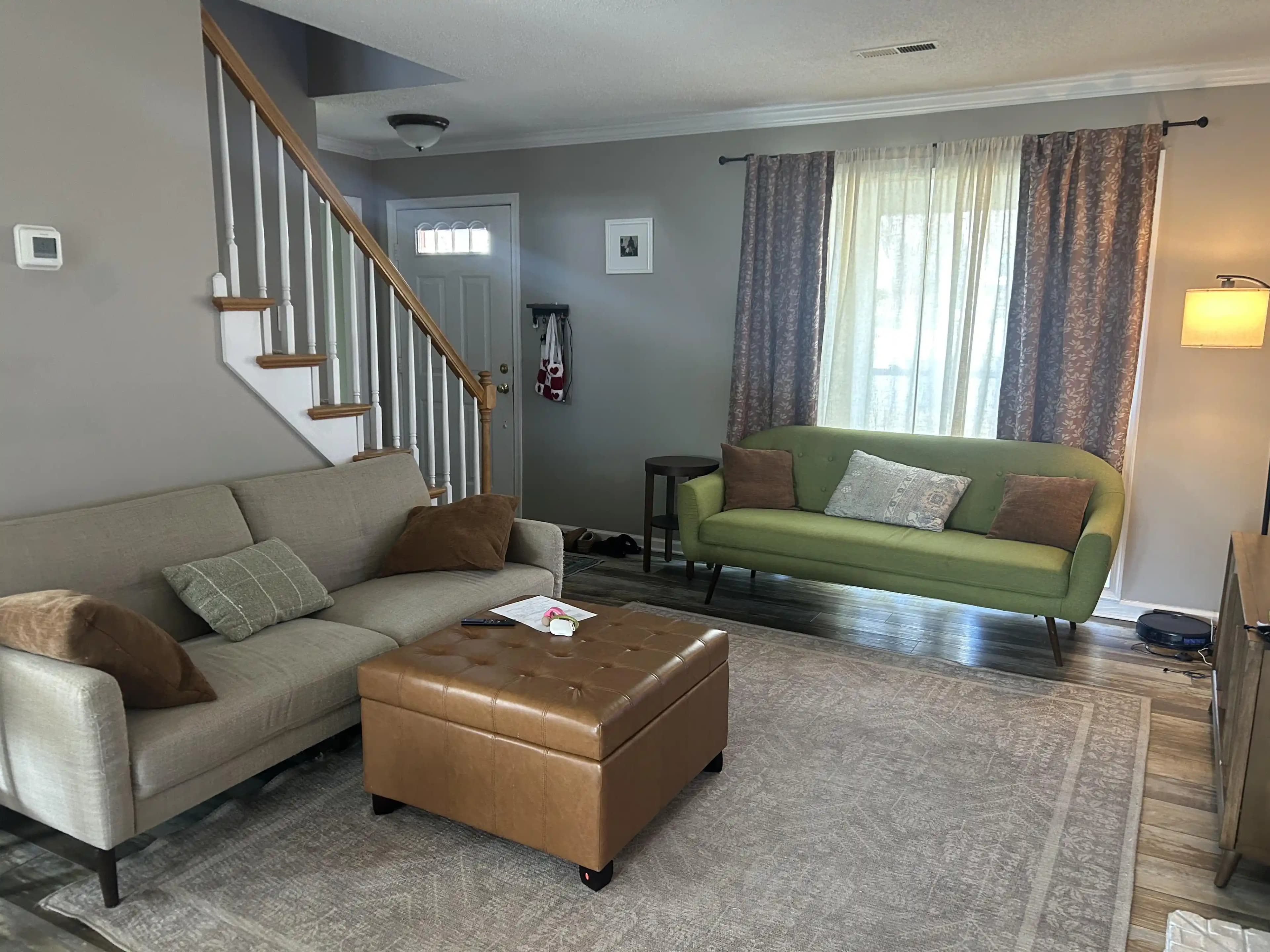 Yeşil Kanepe Dekorasyonunda Renk Uyumu ve Mobilya Düzeniyle Mekan Estetiği