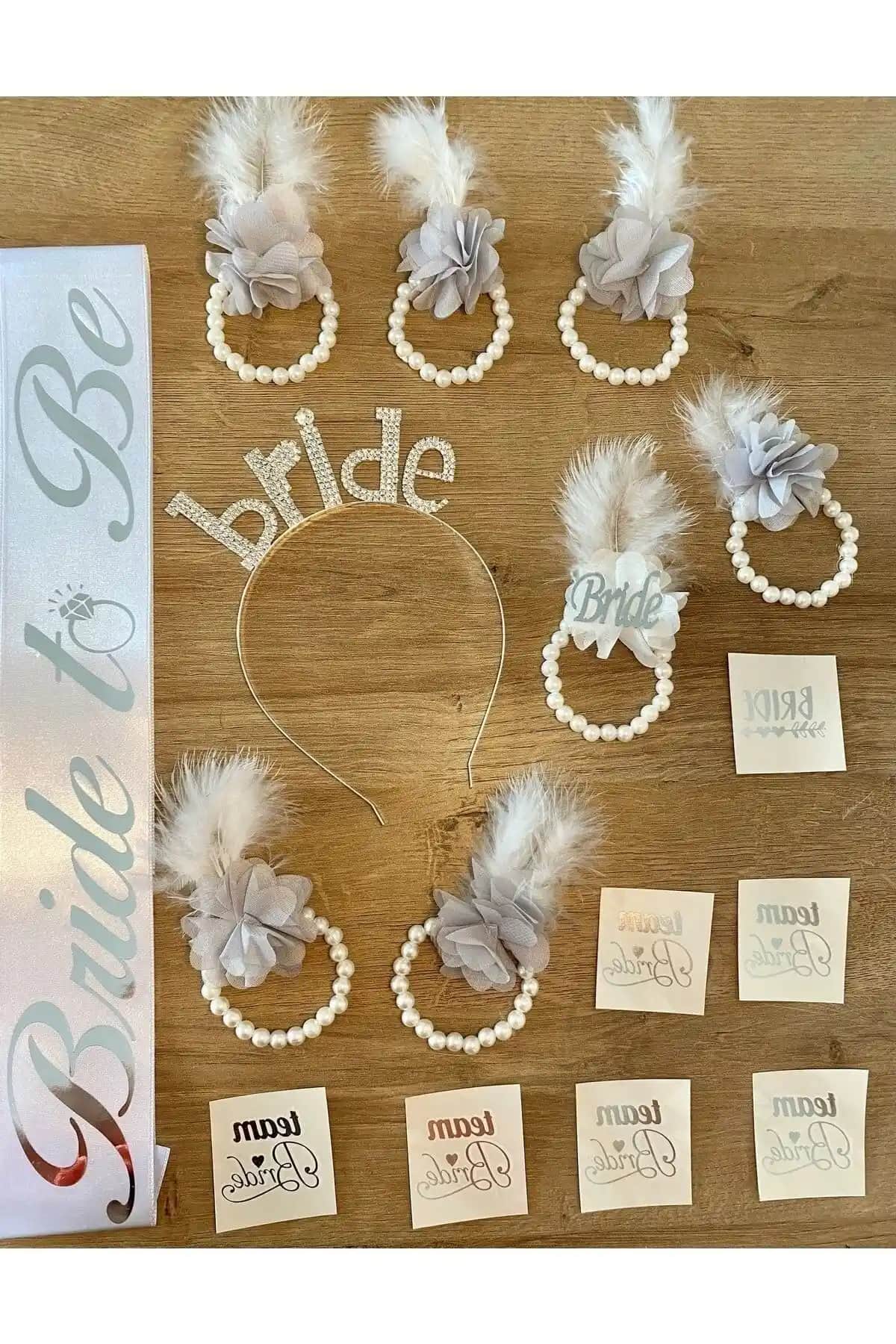 Azebu Bekarlığa Veda Harf Detay Seti: Düğün ve Organizasyonlar İçin Şık Aksesuarlar