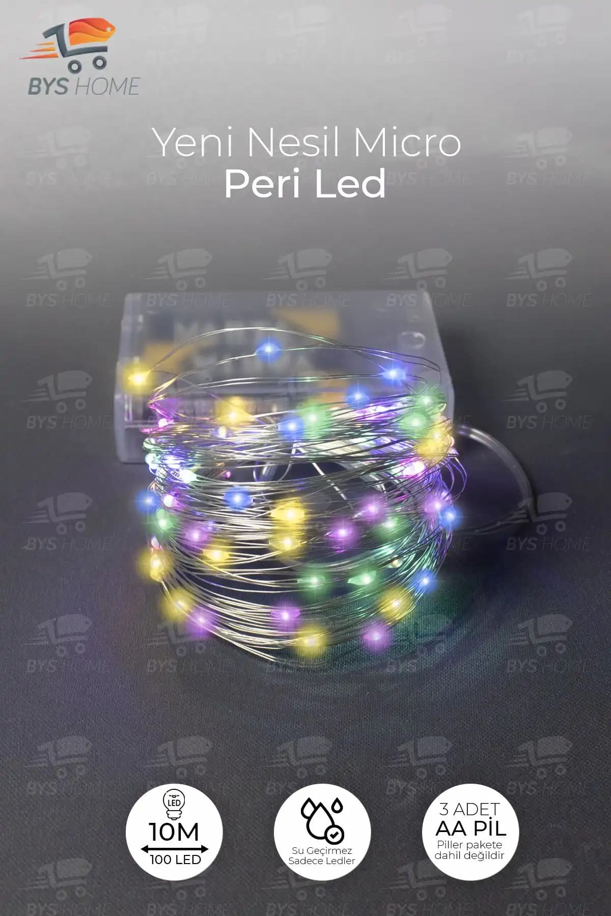 BYSHOME Peri Led 10 Metre RGB Dekoratif Aydınlatma ile Mekanlarınıza Renk Katın
