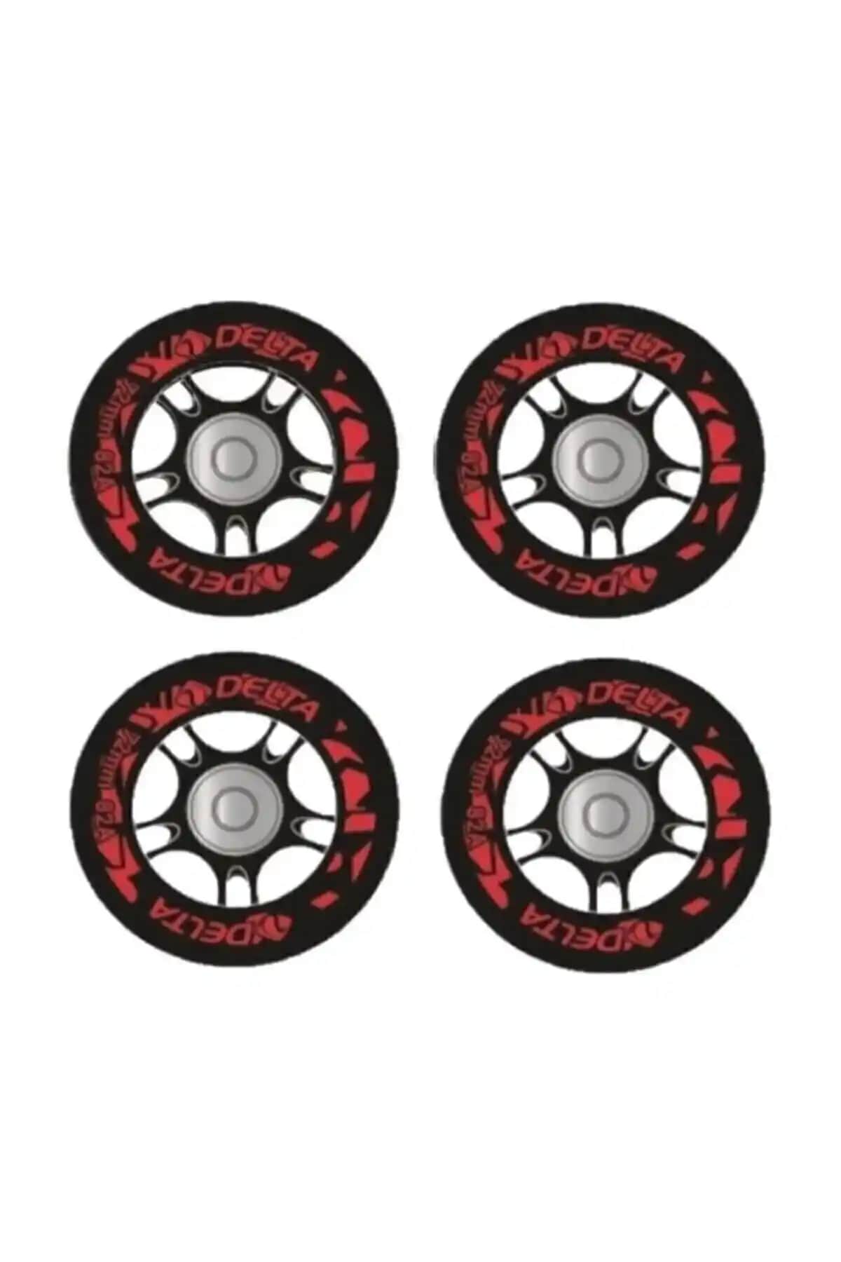 Delta Kırmızı 72 mm Silikon Paten Tekerlekleri ve Rulmanlı Seti Ürün İncelemesi
