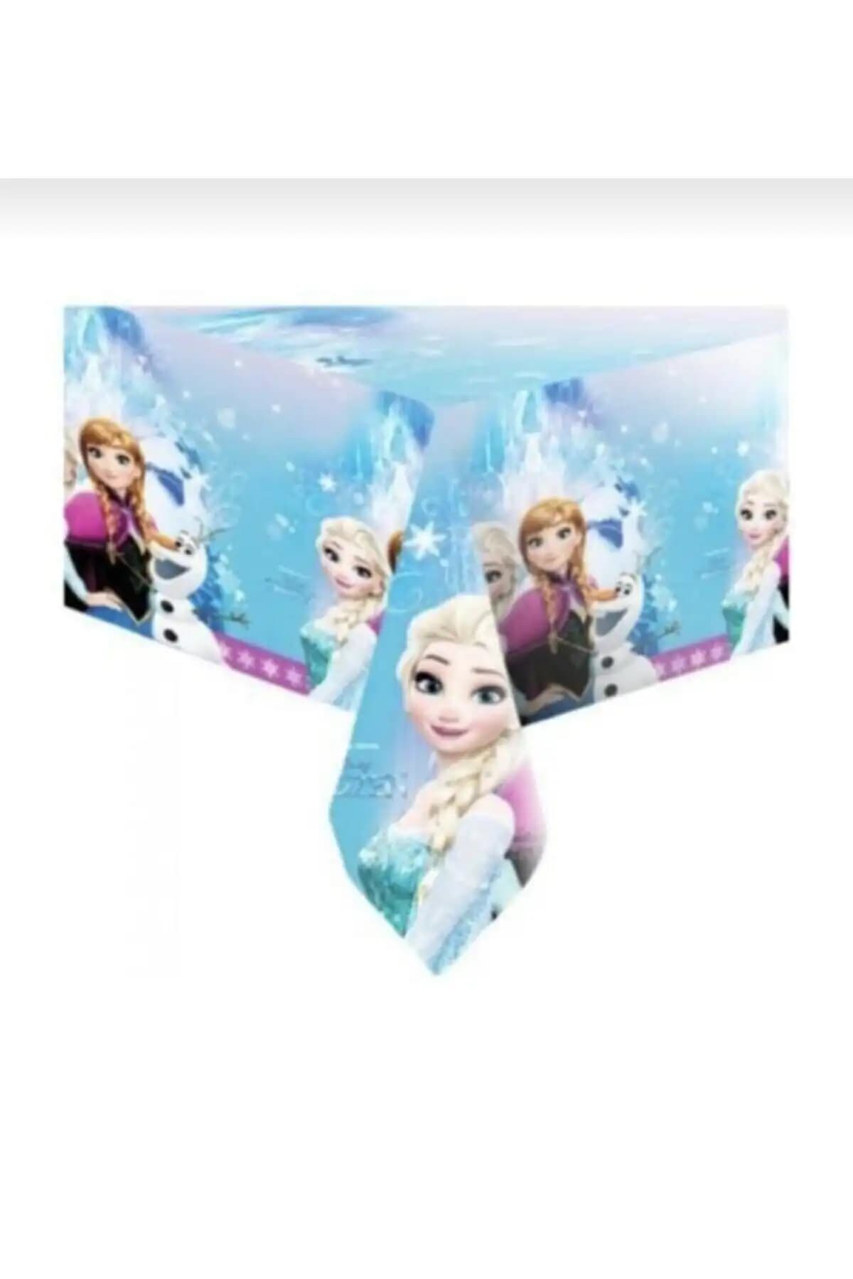 Elsa Frozen Karlar Ülkesi Temalı Masa Örtüsü: Çocuk Partileri İçin Renkli ve Dayanıklı Dekorasyon