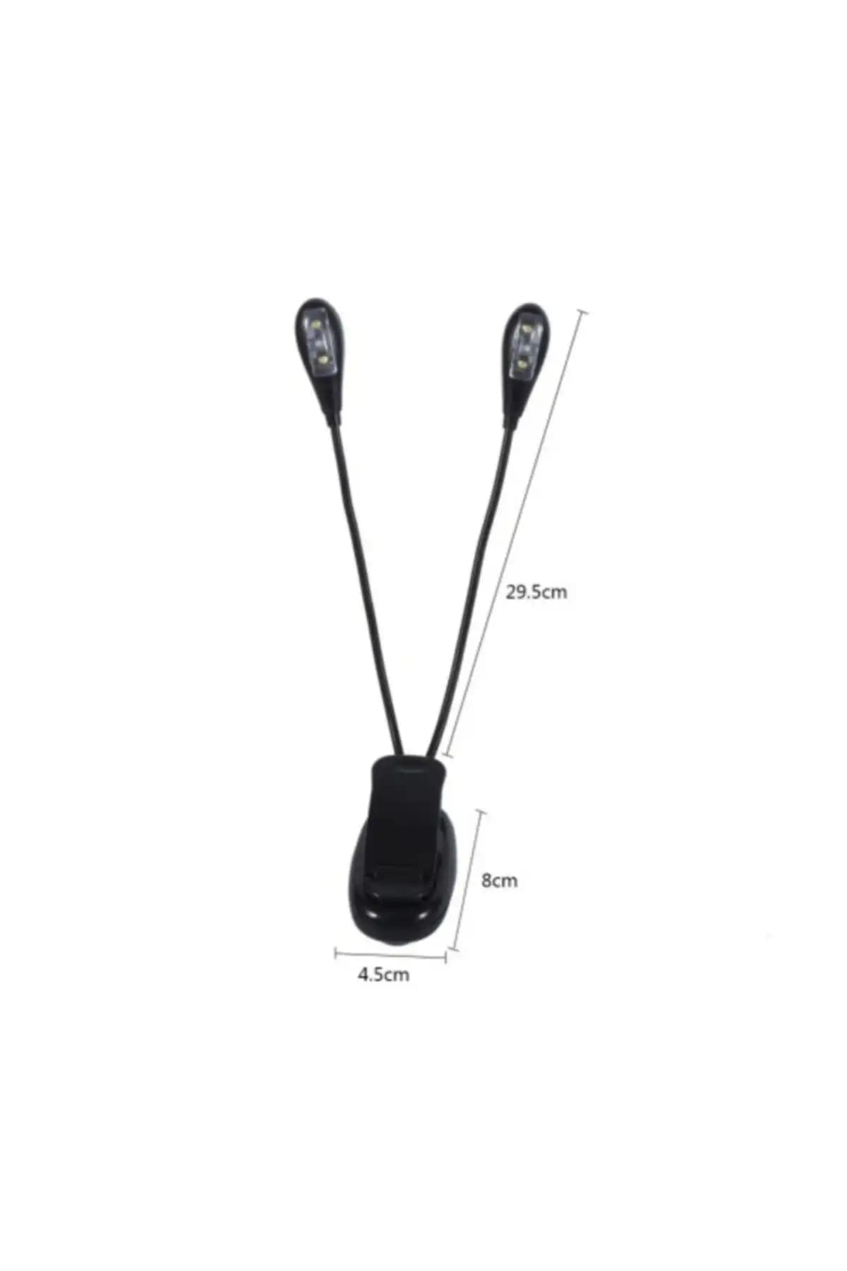 Genel Markalar Booklight Kıskaçlı LED Okuma Lambası Modern ve Şık Tasarım