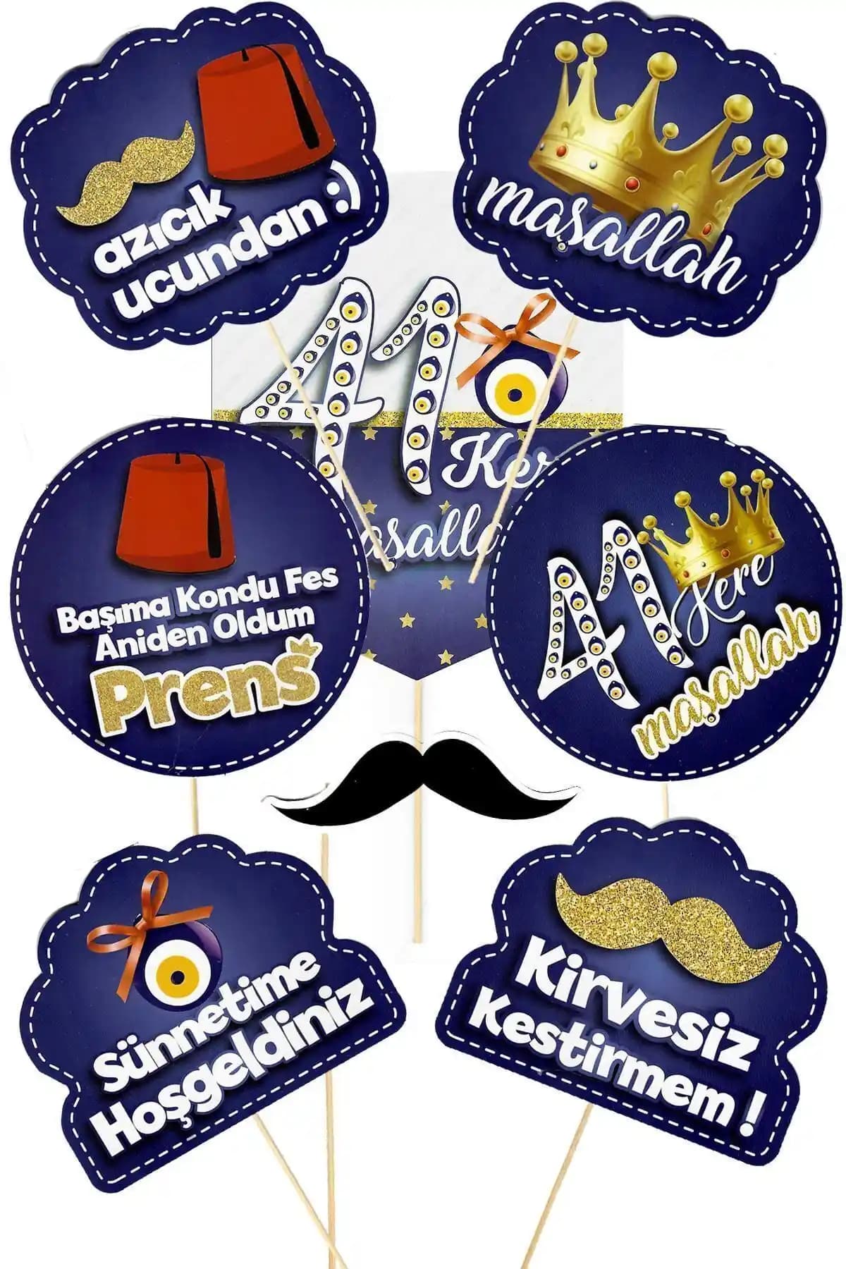 PartylandTR Sünnet Konuşma Balonu Renkli ve Enerjik Çocuk Partisi Süsleri