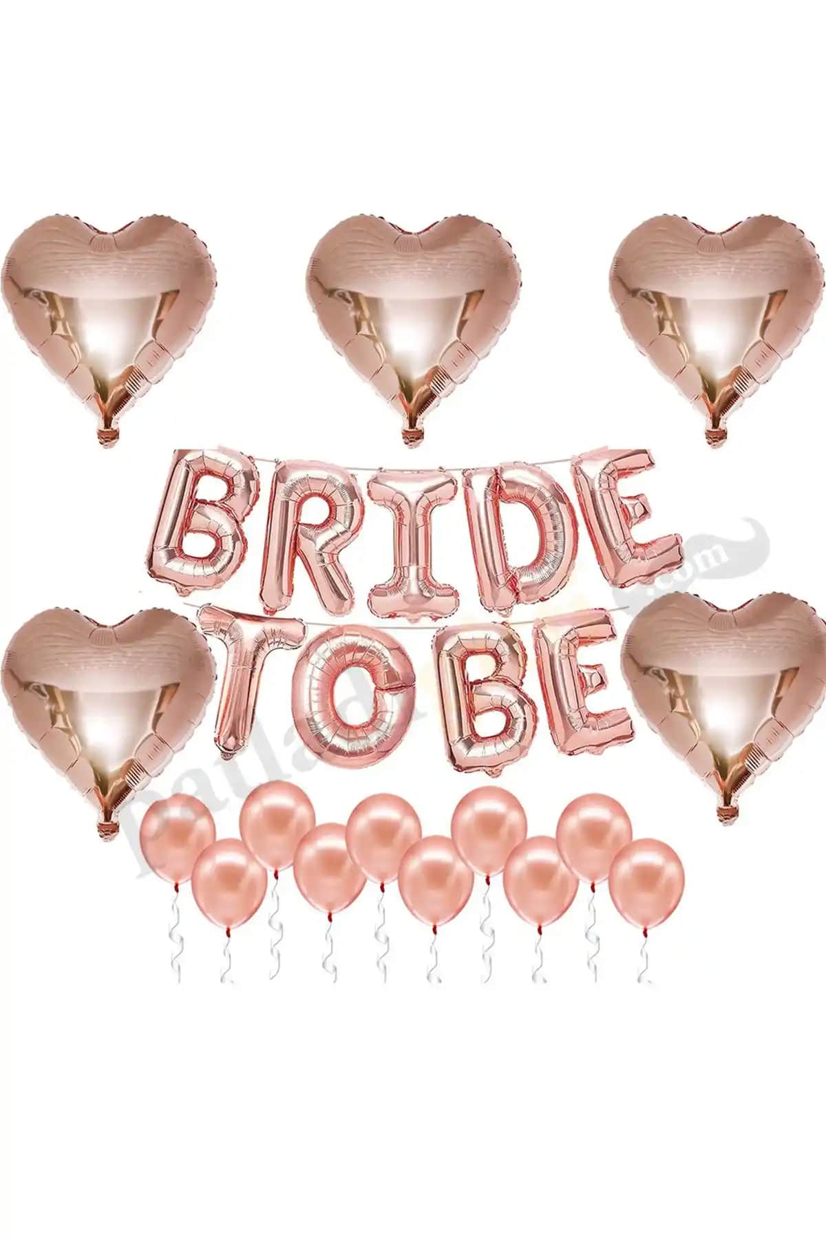 Patla Gitti Bride To Be Rose Gold Folyo Balon Seti: Şık ve Pratik Kutlama Dekorasyonu