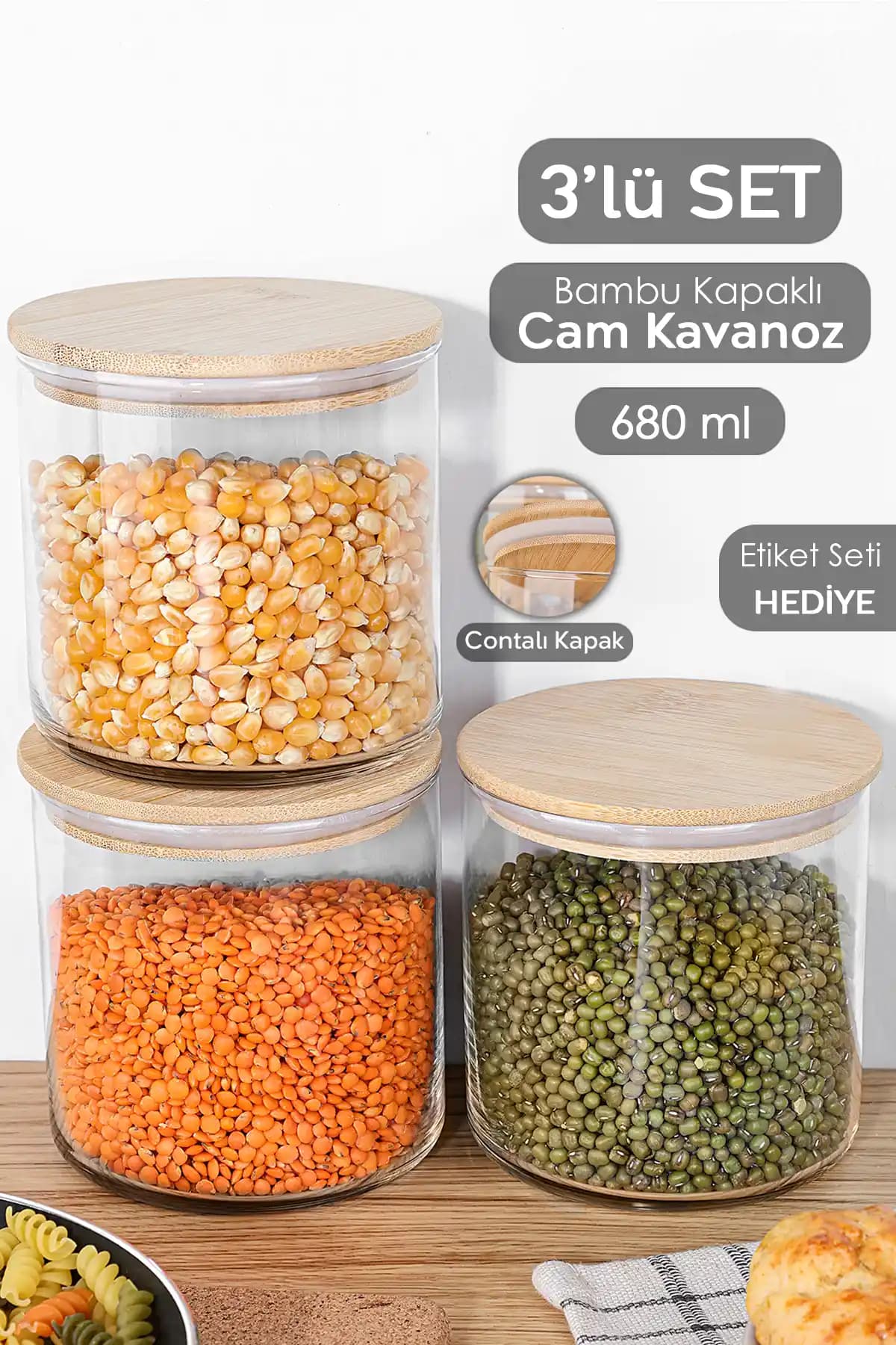 Cam Bakliyat Kavanozlarıyla Dekorasyonda Şıklık ve İşlevsellik Sağlayan Çözümler