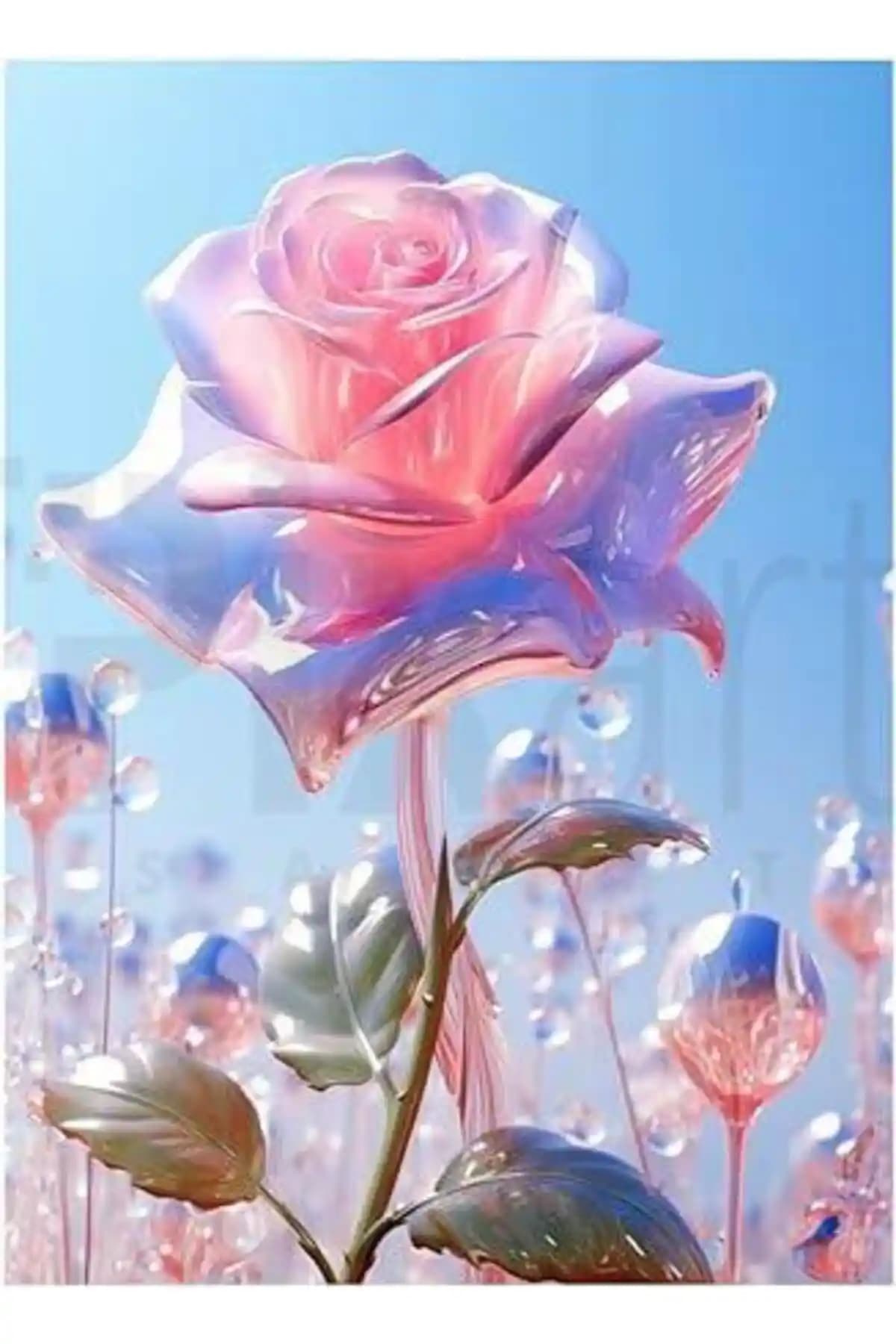 Camdan Gül Dekorasyonunda Estetik ve Zarafetin Simgesi Yaratıcı İç Mekan Tasarımı