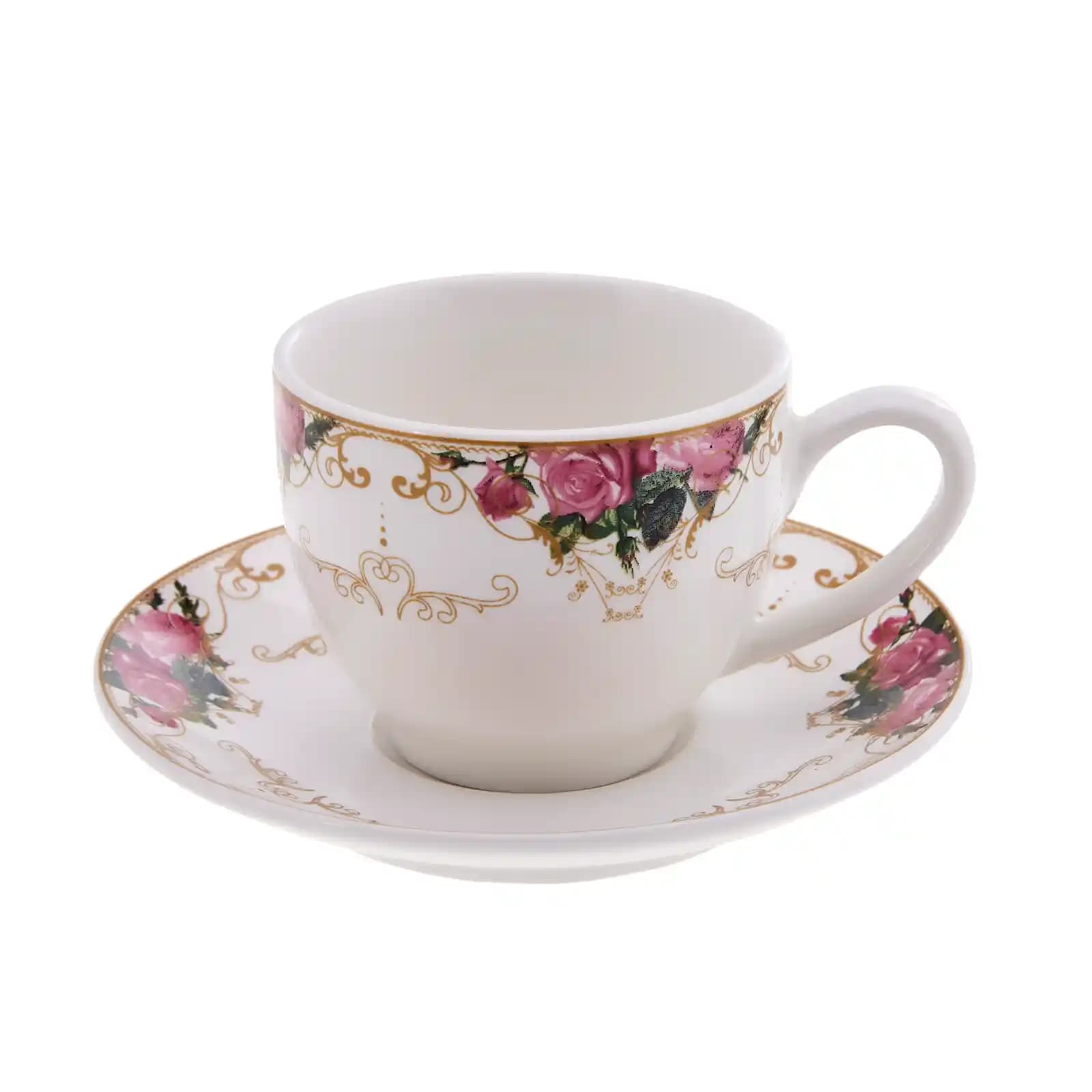 Çiçek Desenli Kahve Fincanlarıyla Dekorasyonunuzu Canlandırın ve Şıklık Katın