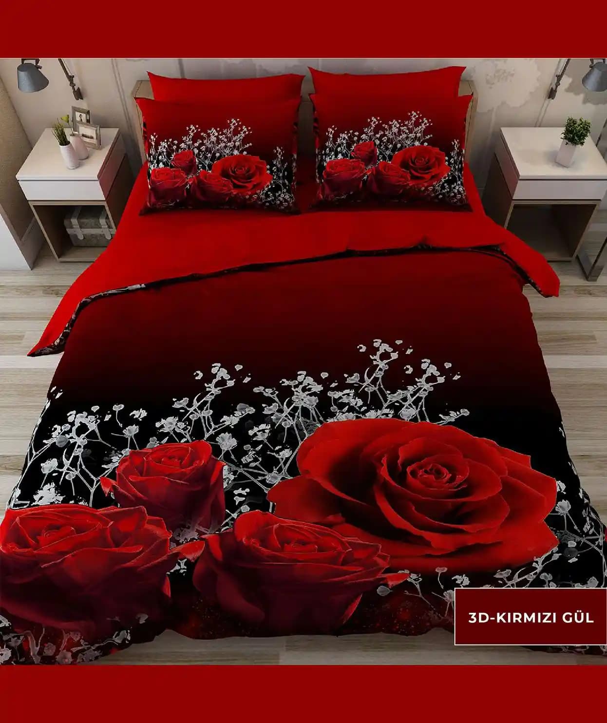 2025'te Yatak Odanızı Baştan Yaratacak 3 Boyutlu Taç Nevresim Takımları