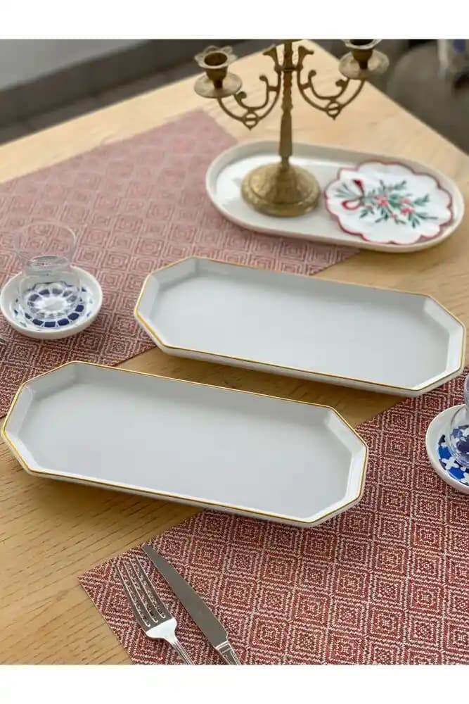 Dikdörtgen Servis Tabağı ile Dekorasyon ve Sunumda Modern Çözümler