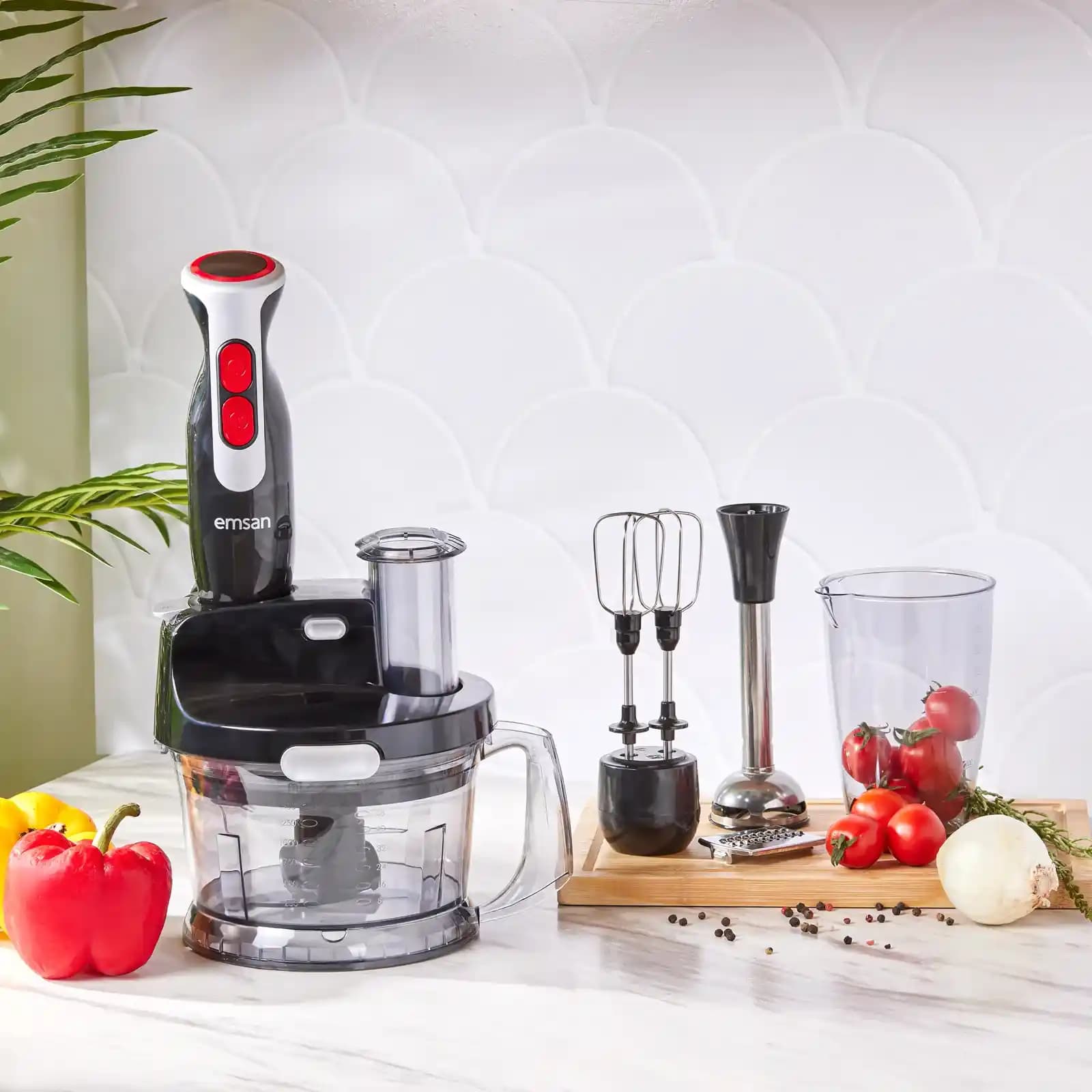 Emsan Pro-Multimax 1001 Rob Blender Seti ile Mutfağınıza Şıklık ve Çok Yönlü İşlevsellik Katar