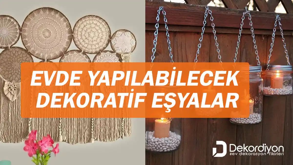Evde Yapılabilecek Dekorasyon ve Mobilya Projeleriyle Yaratıcı Çözümler